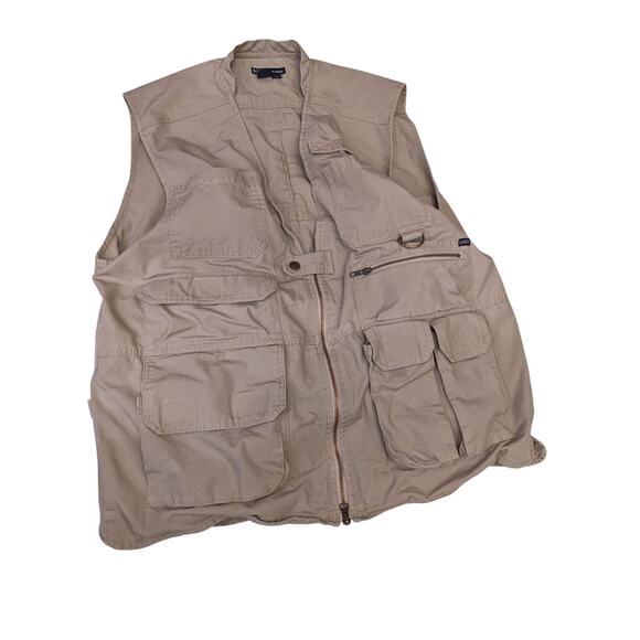5.11 Tactical Series Mens XL Vest Utility Outdoor Hunting Fishing Shooting Photo - Picture 9 of 14